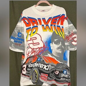 Vintage 1996 Dale Earnhardt aop t shirt